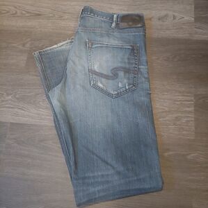 Silver Zac Jeans Size 38